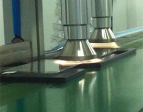 Processing glass screen